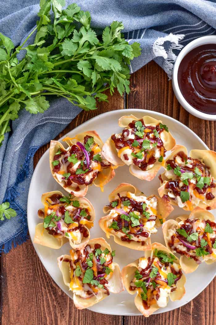 BBQ Chicken Wonton Cups – Lemon Tree Dwelling