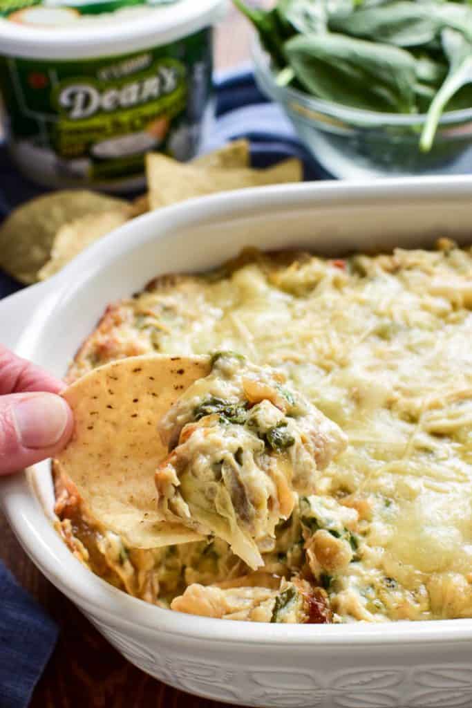 French Onion Spinach Artichoke Dip Lemon Tree Dwelling