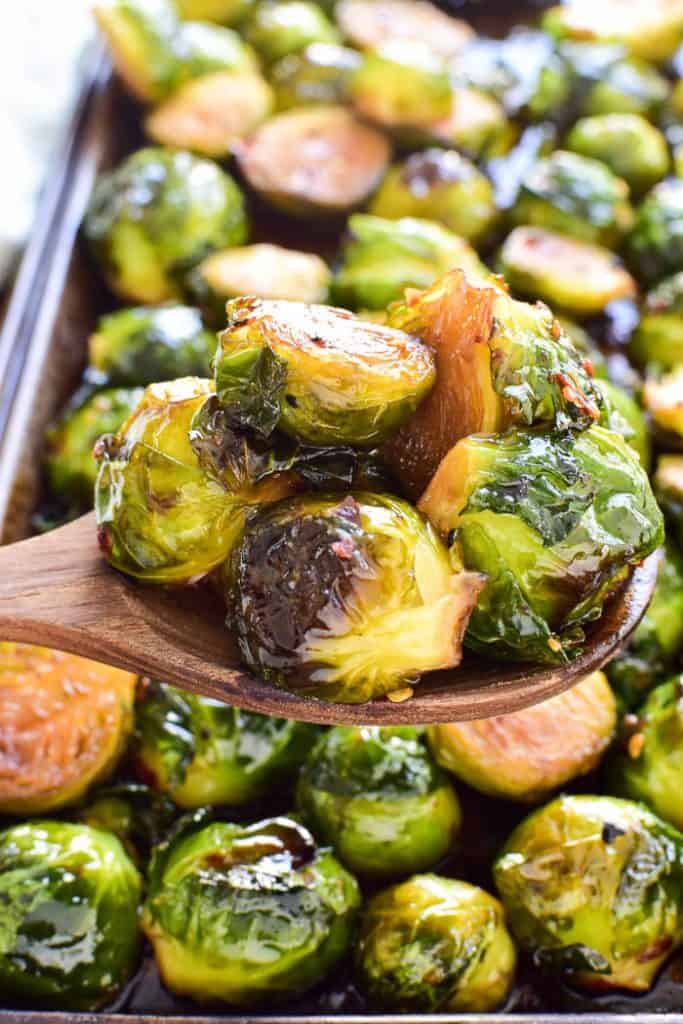 Honey Soy Roasted Brussels Sprouts Lemon Tree Dwelling
