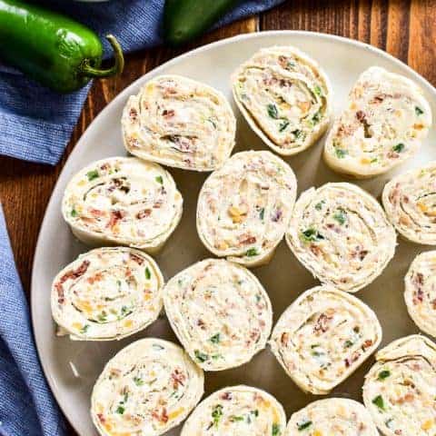 Jalapeno Popper Pinwheels