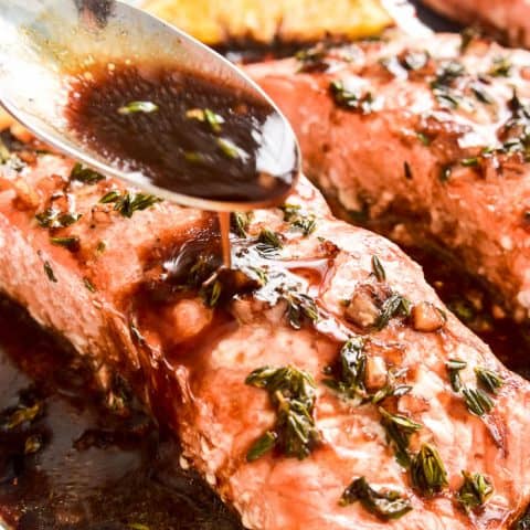 Balsamic Orange Glazed Salmon