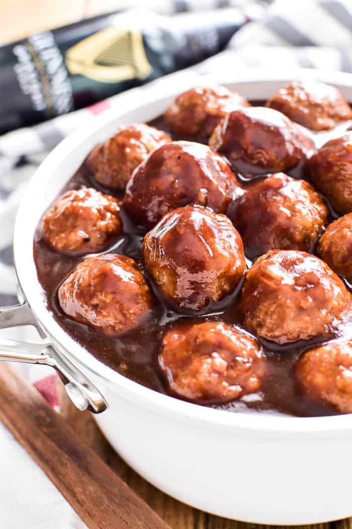 Guinness Glazed Meatballs