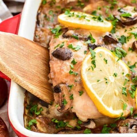 Lemon Chicken Rice Casserole