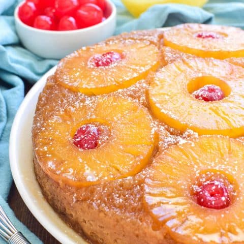 Pineapple Upside Down Coffee Cake