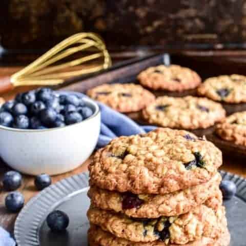 Blueberry Oatmeal Cookies