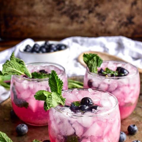 Blueberry Mojitos