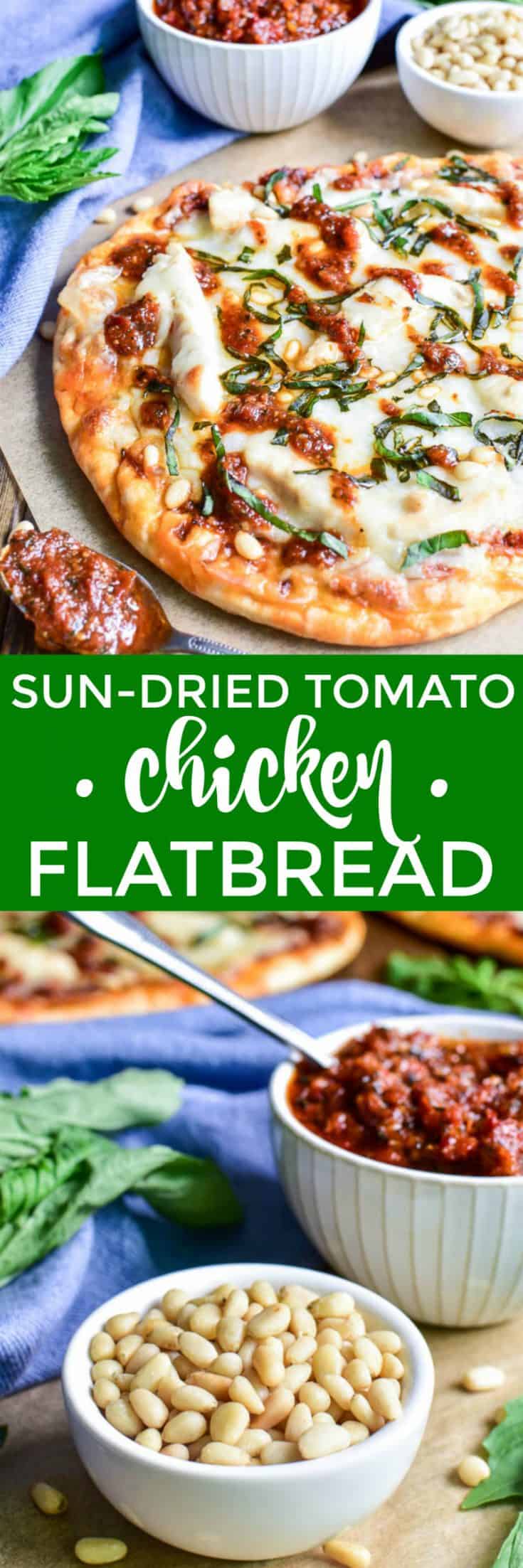 SunDried Tomato Chicken Flatbread Pizza Lemon Tree Dwelling