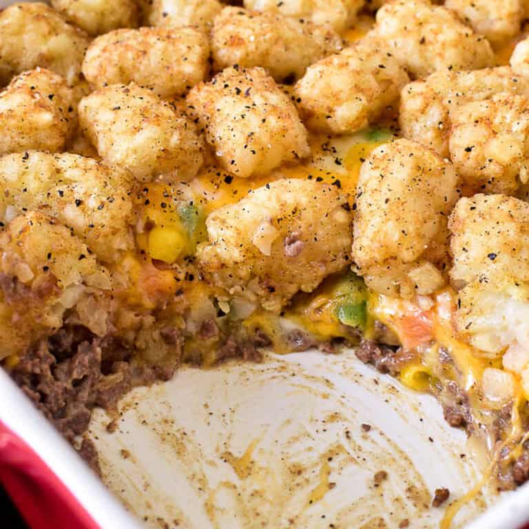 Tater Tot Casserole (Hotdish)