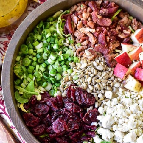 Shaved Brussel Sprout Salad