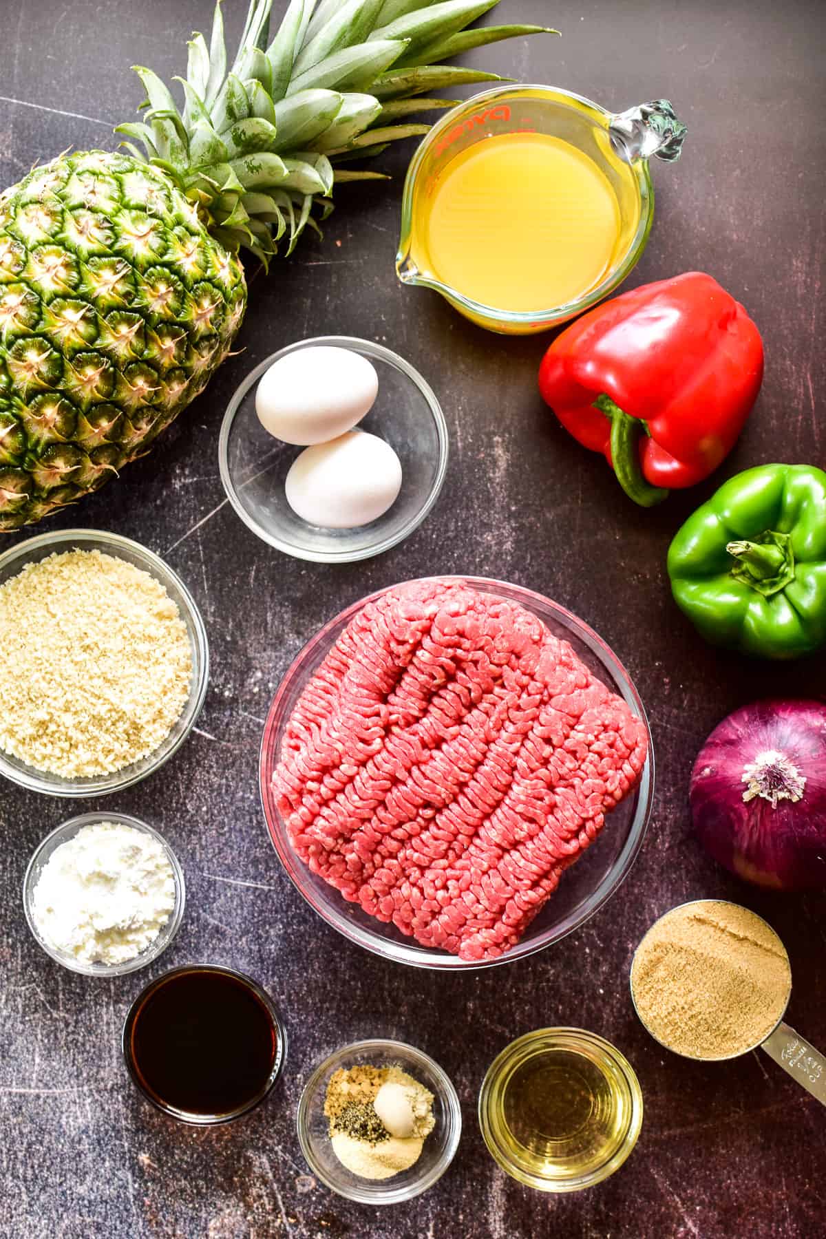 Hawaiian Meatball ingredients