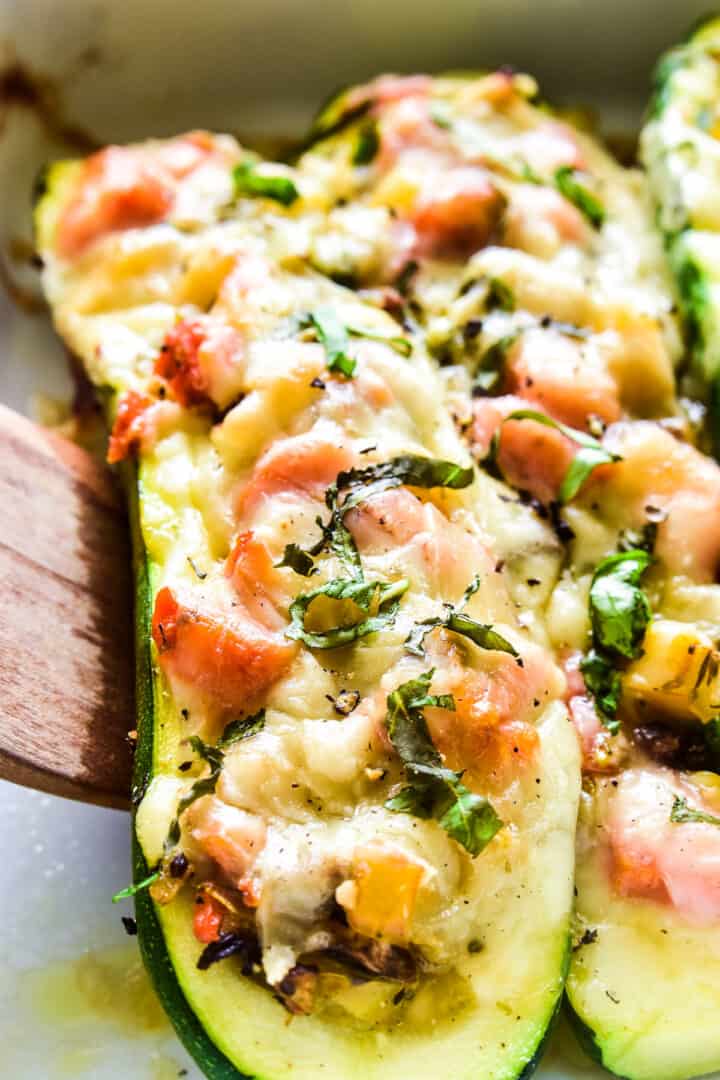 3 Cheese Zucchini Boats Lemon Tree Dwelling