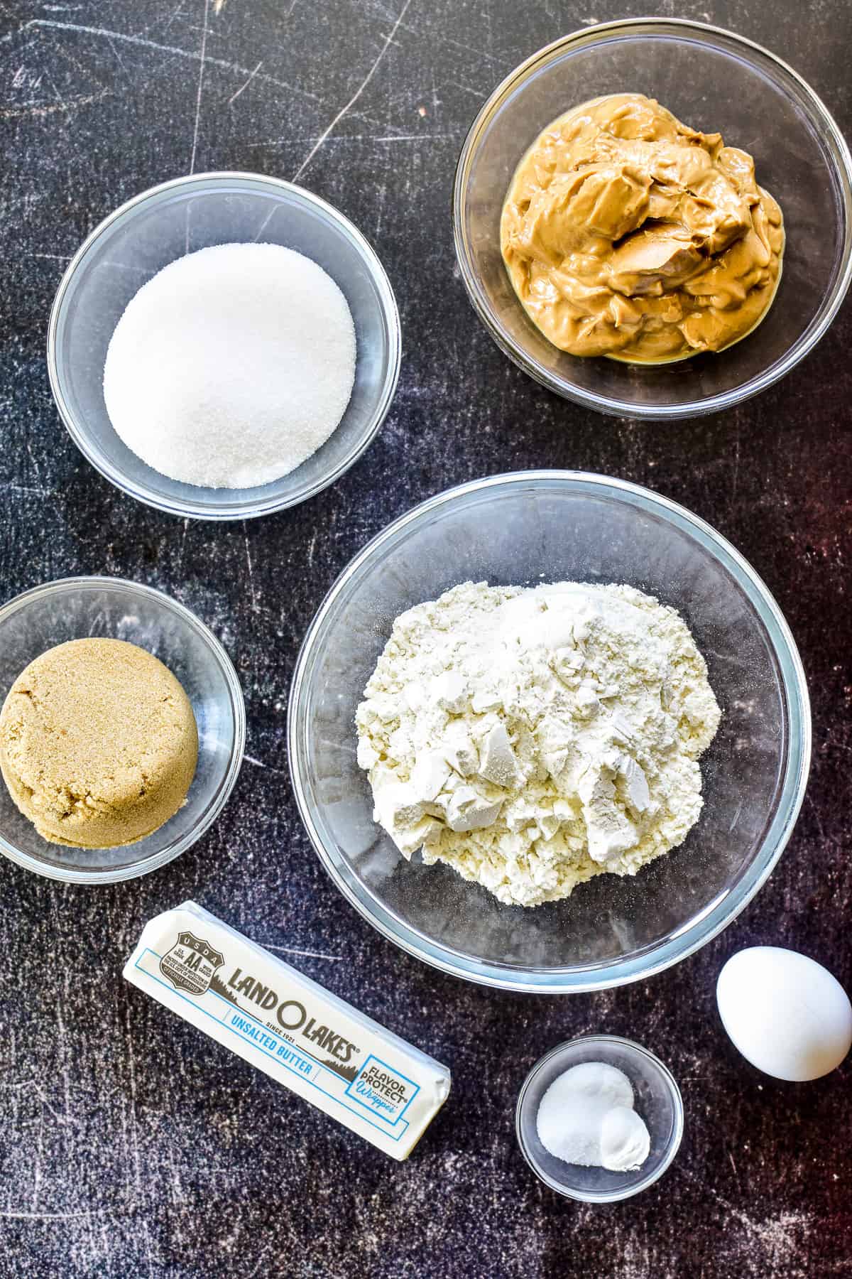 Peanut Butter Cookie ingredients