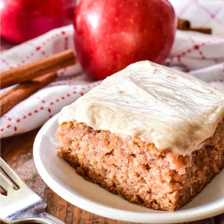 Apple Cake with Cream Cheese Frosting