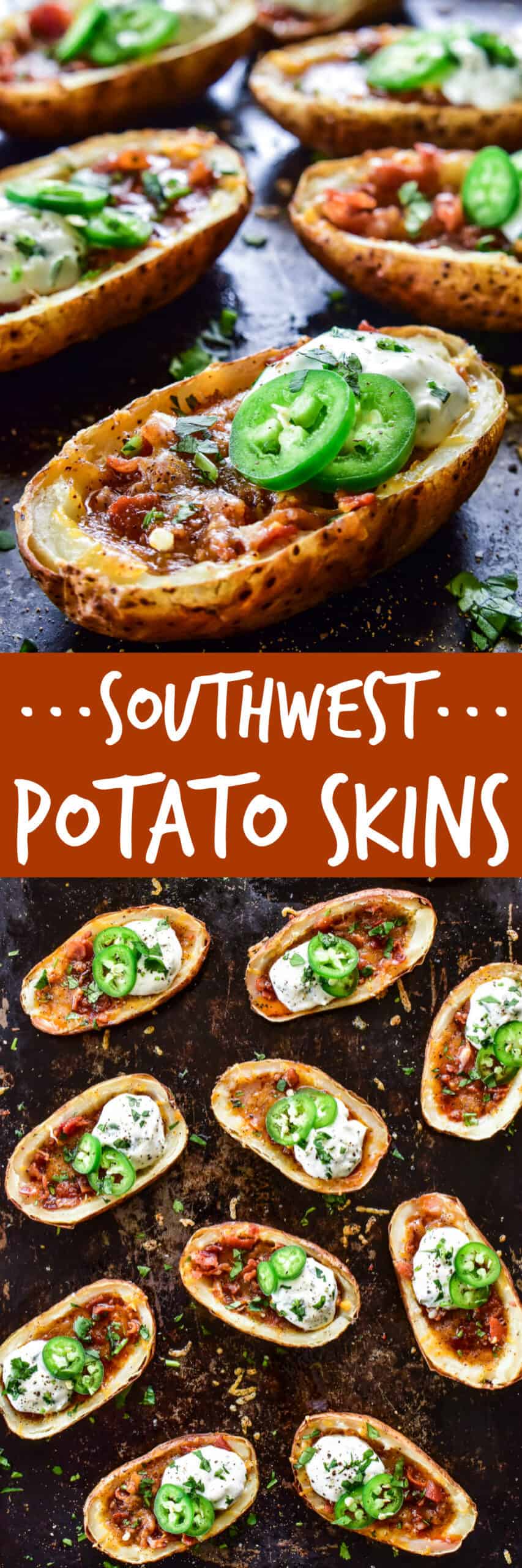Collage image of Loaded Potato Skins