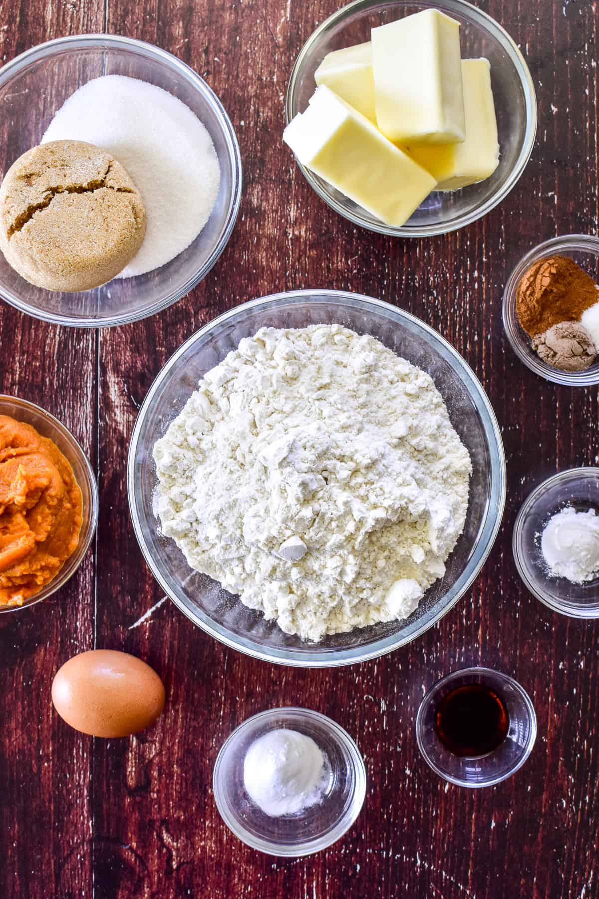 Pumpkin Cookie ingredients