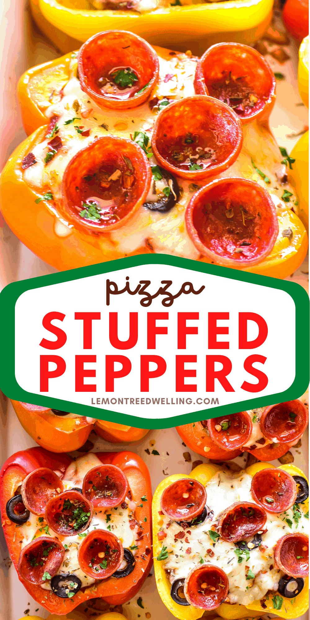 Pizza Stuffed Peppers – Lemon Tree Dwelling