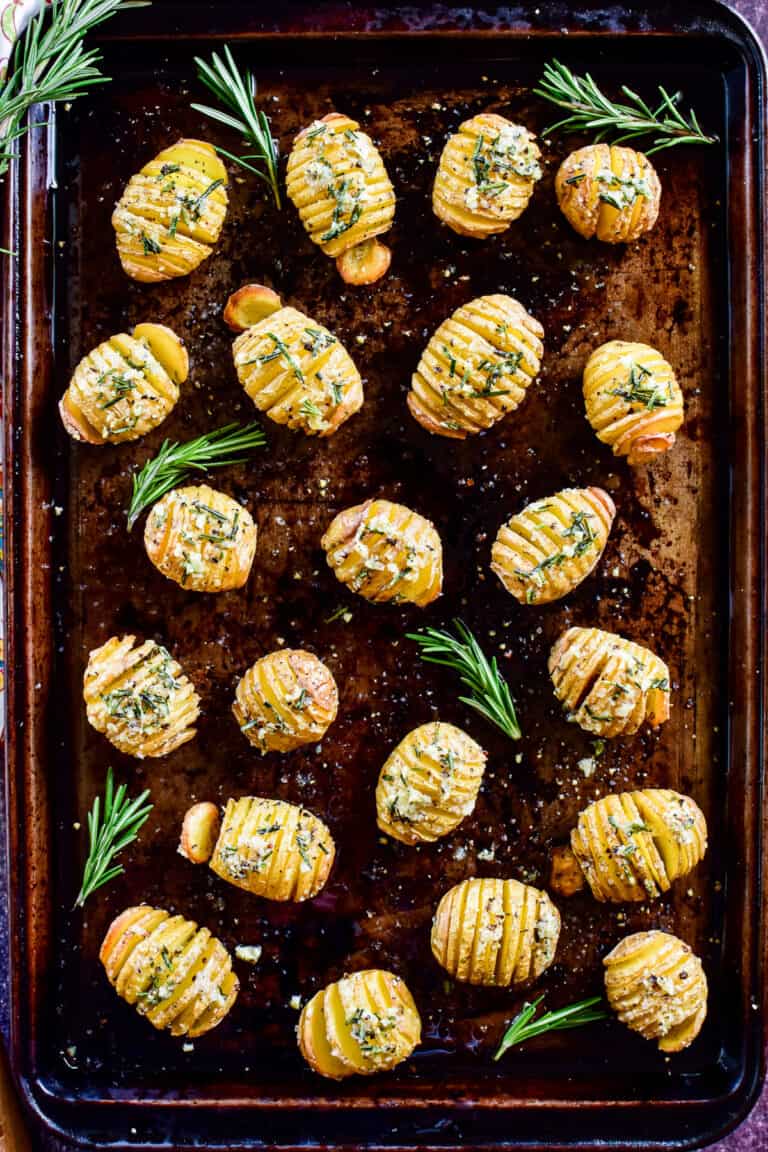 Garlic Herb Hasselback Potatoes Lemon Tree Dwelling