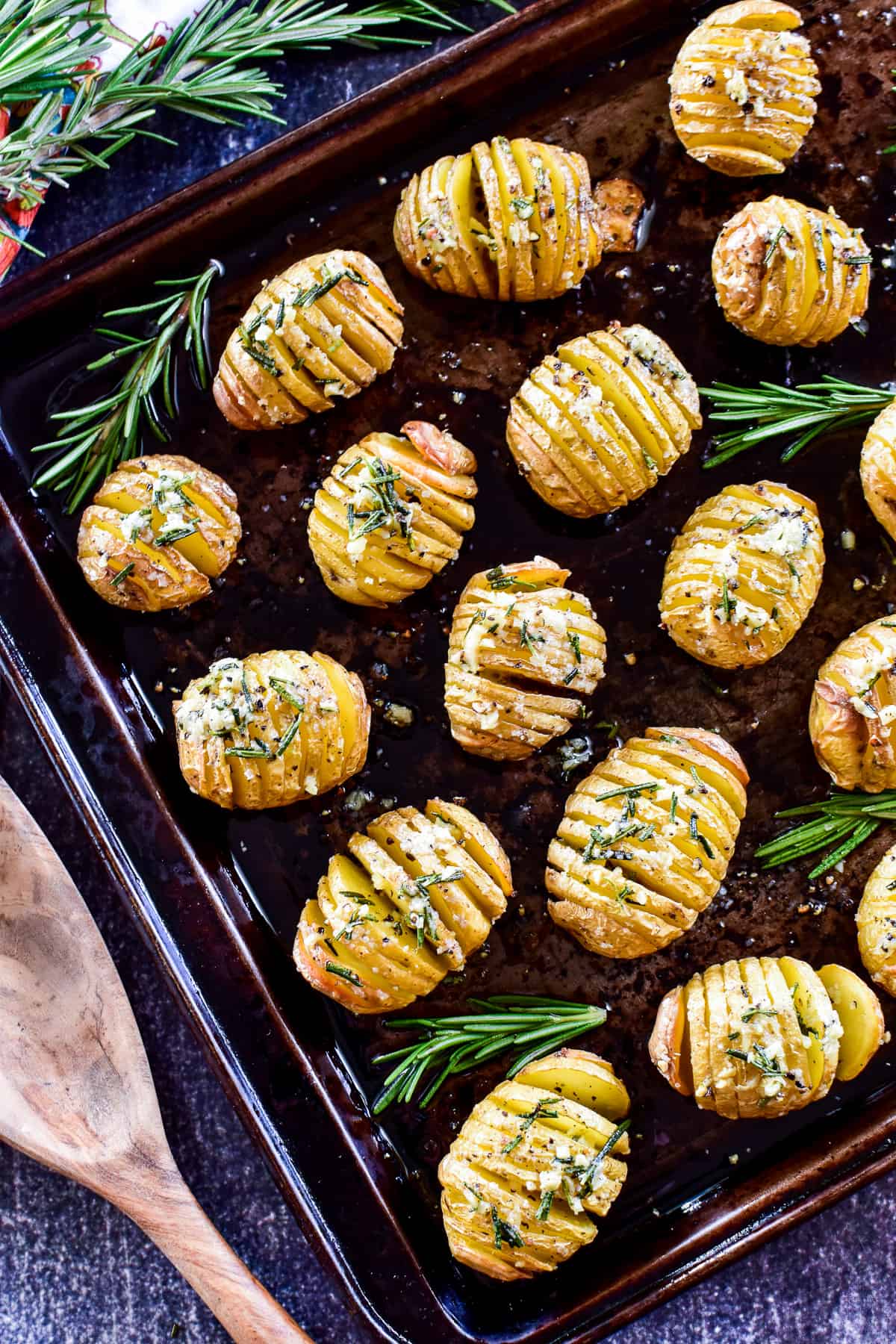 Roasted Mini Potatoes with Herbs and Garlic - The Endless Meal®