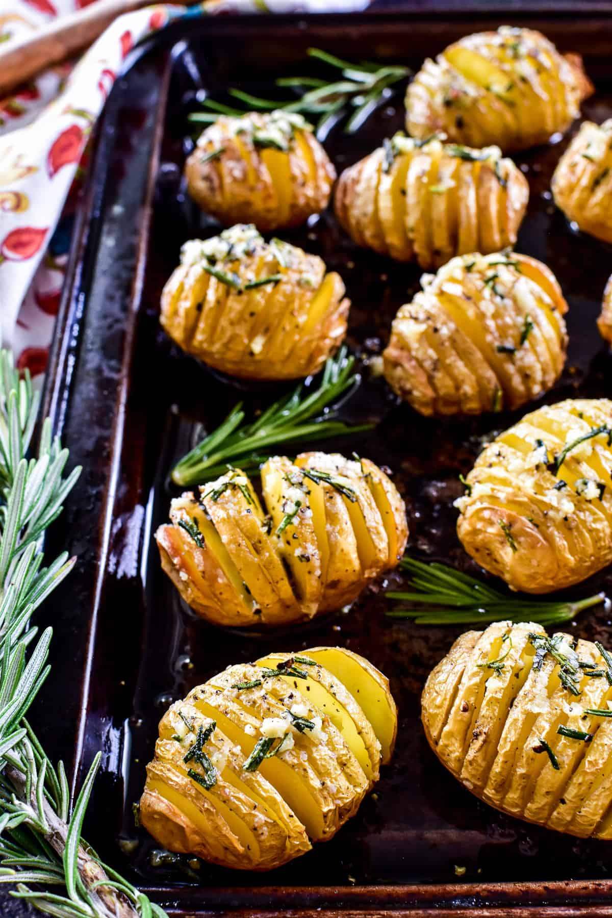 Roasted Mini Potatoes with Herbs and Garlic - The Endless Meal®