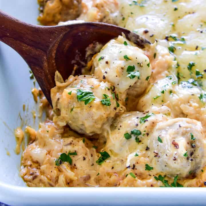 Reuben Meatballs