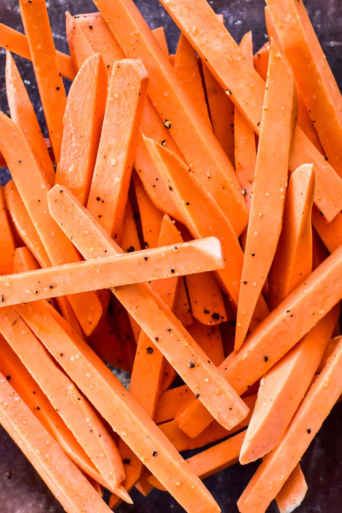 Sweet Potatoes peeled and cut into fry shape