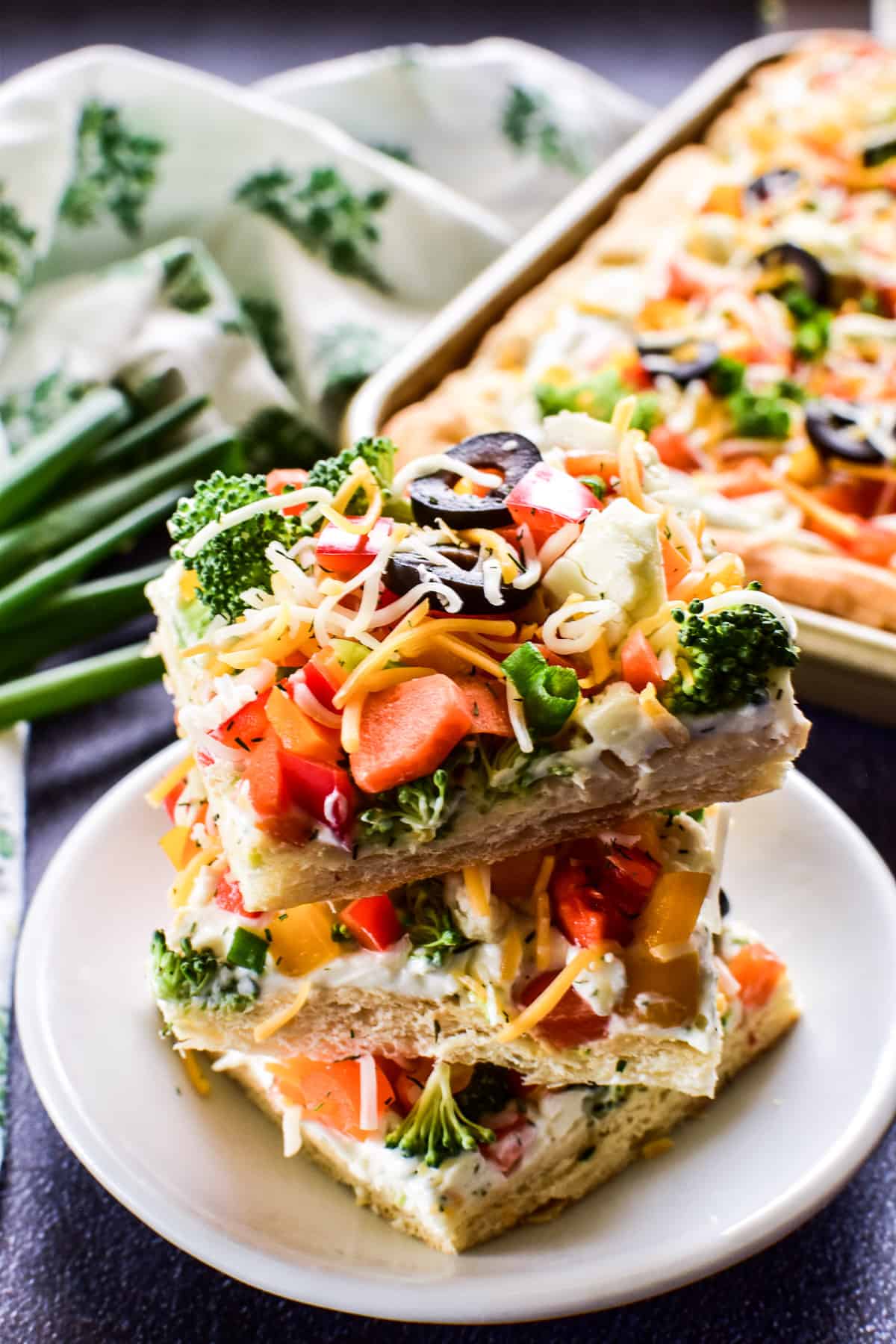 Crescent Roll Veggie Pizza – Lemon Tree Dwelling