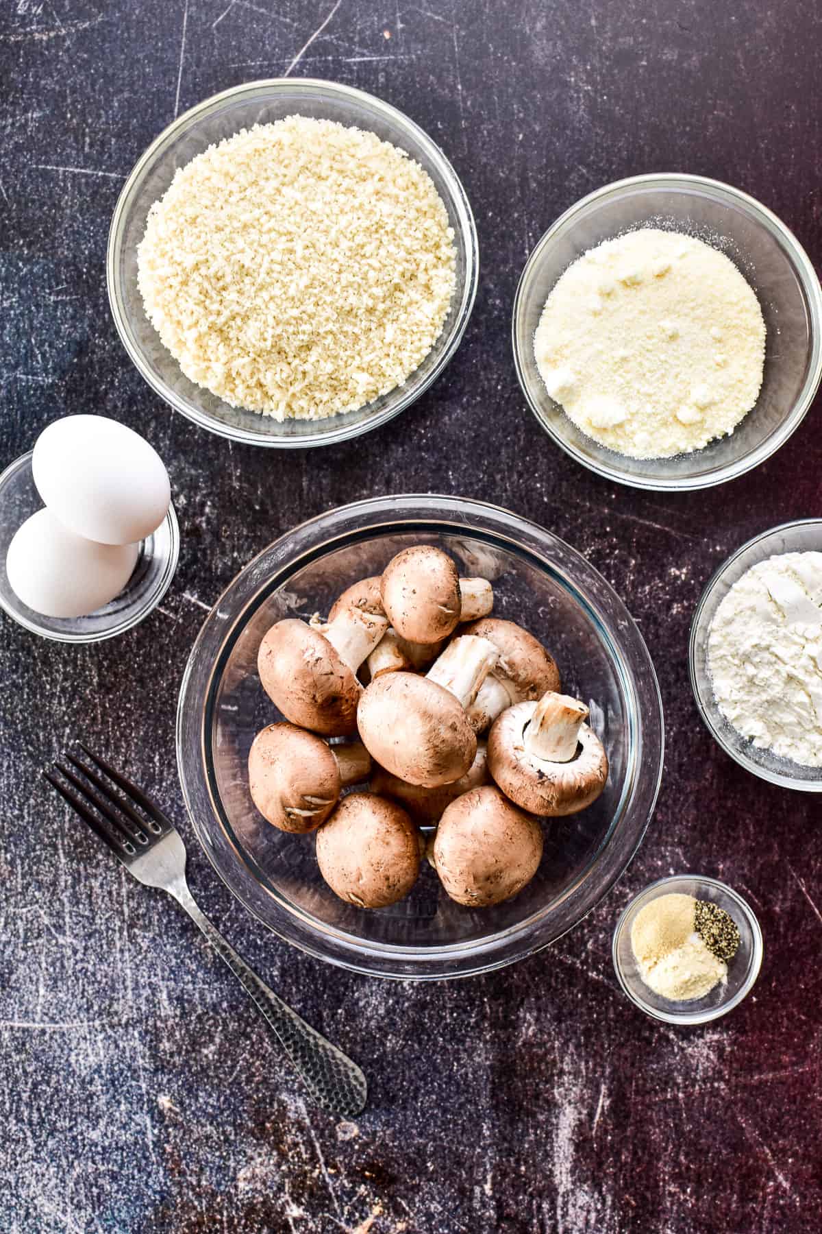 Air Fryer Mushroom ingredients