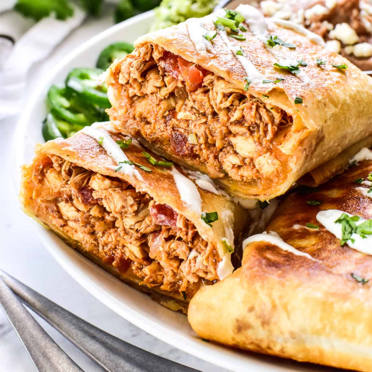 Beef and Cheese Chimichanga - Just Cook Well