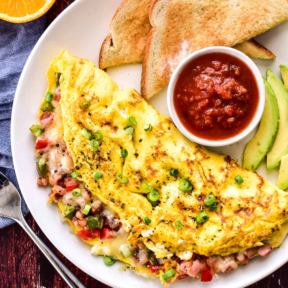 Petites omelettes western — Le BLOG de VERONE
