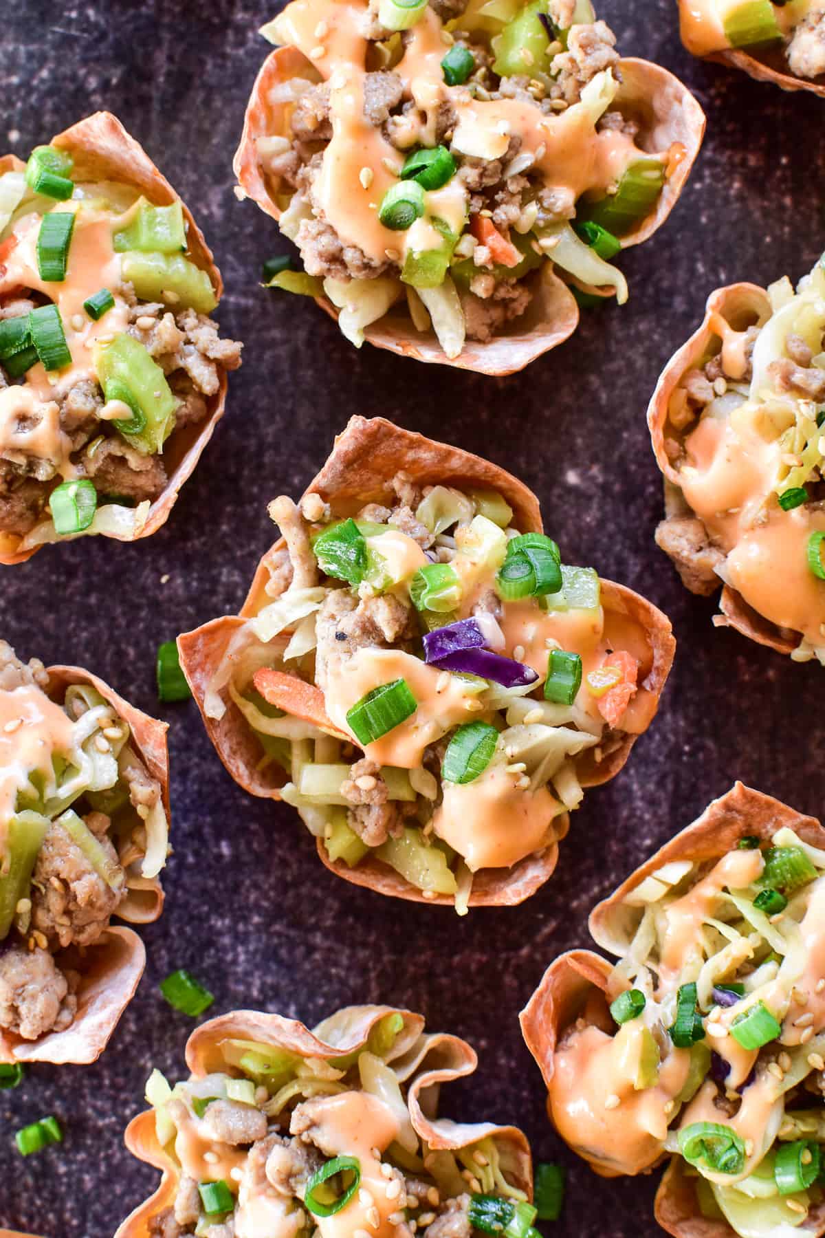 Thai Salad Wonton Cups  For the Love of Cooking