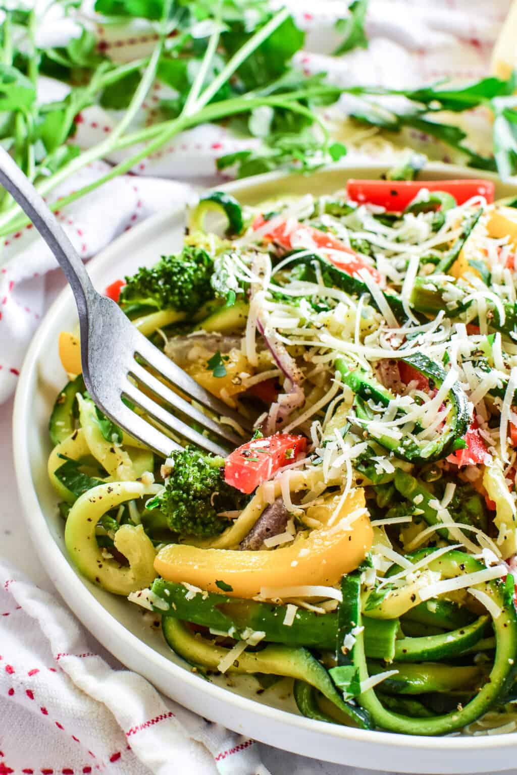 Zucchini Noodle Pasta Primavera Lemon Tree Dwelling