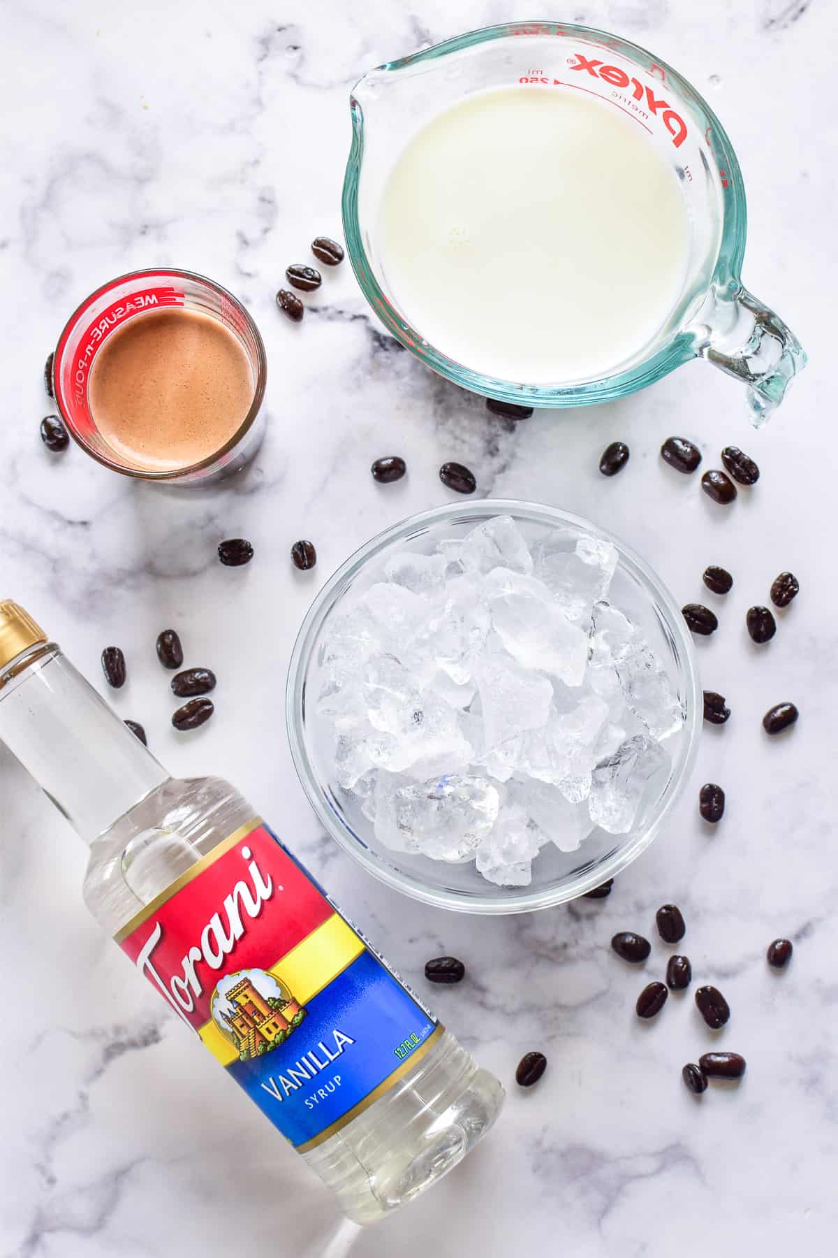 Iced Latte ingredients