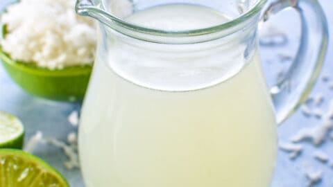 Coconut Lime Simple Syrup