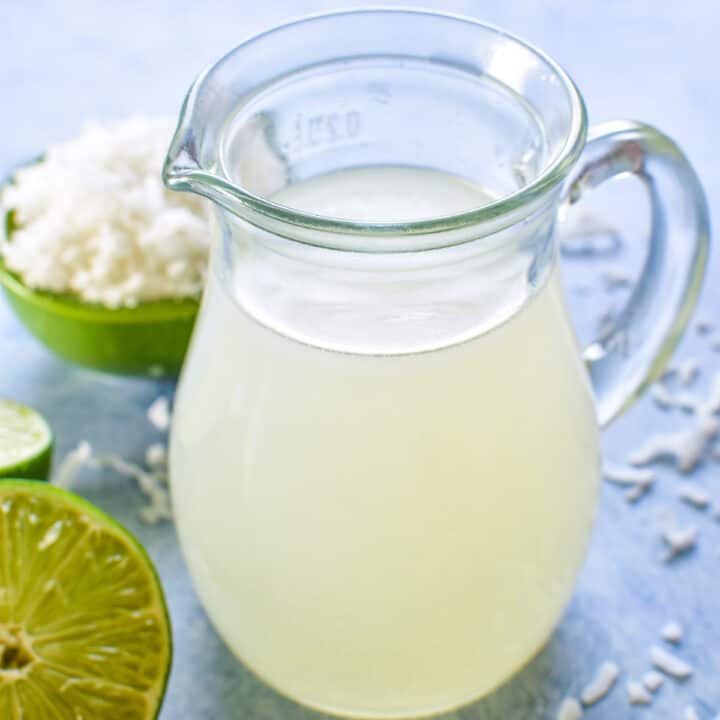 Coconut Lime Simple Syrup