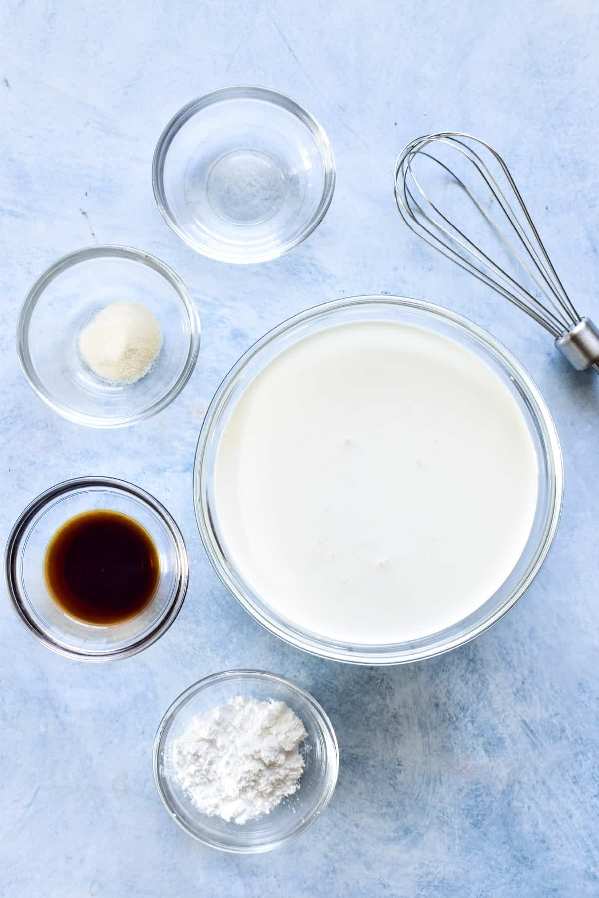 Homemade Cool Whip ingredients
