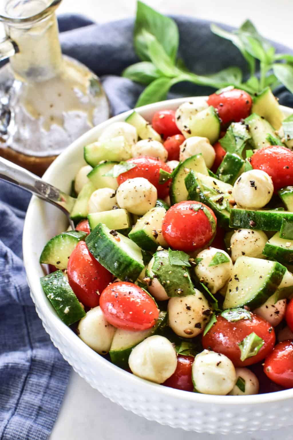 Cucumber Caprese Salad Lemon Tree Dwelling