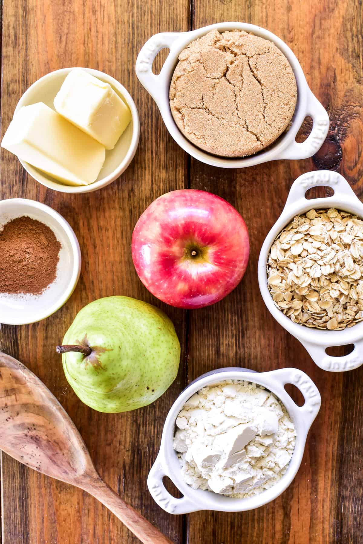 Apple Pear Crisp ingredients