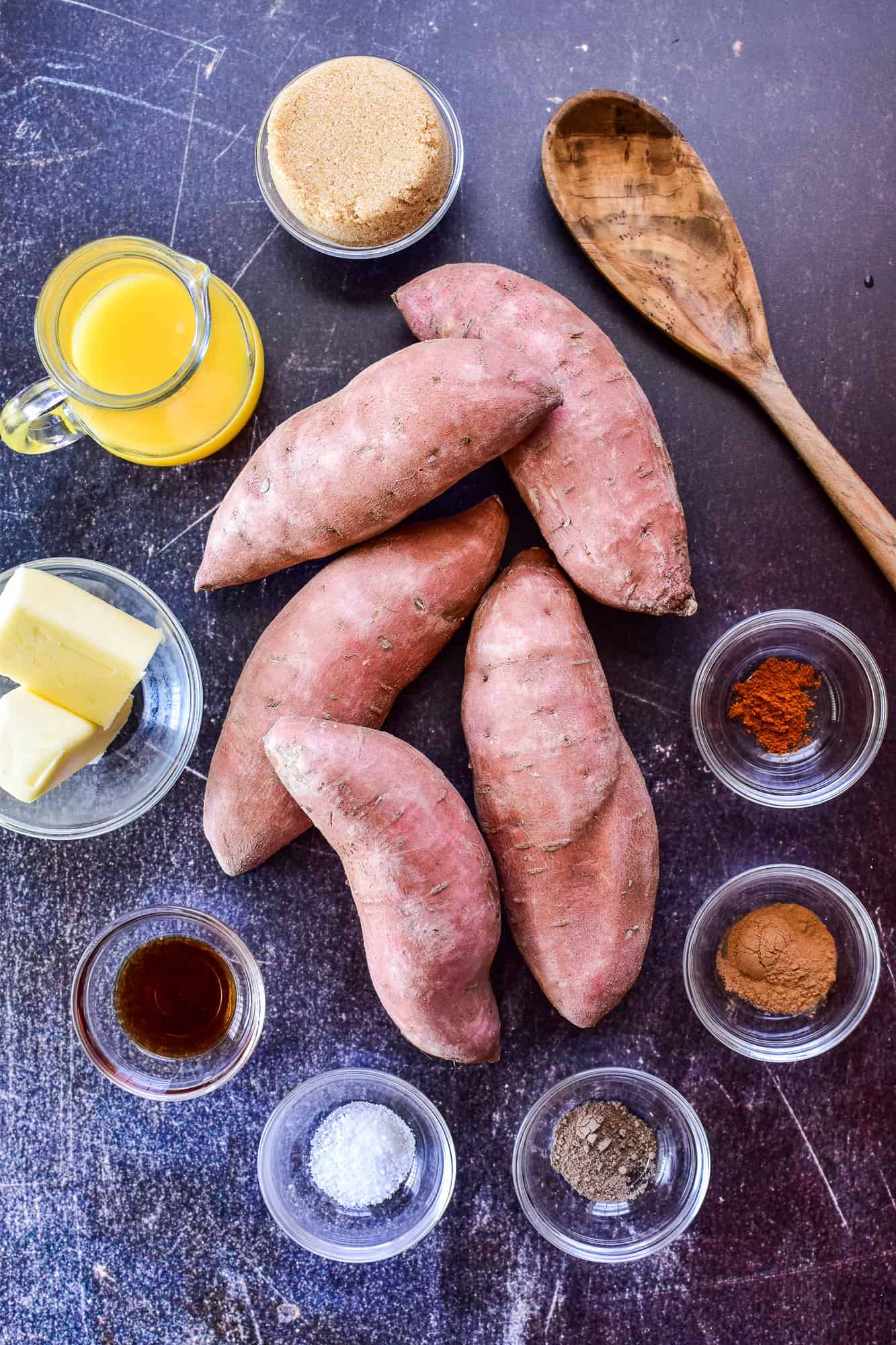 Ingredients for Candied Yams