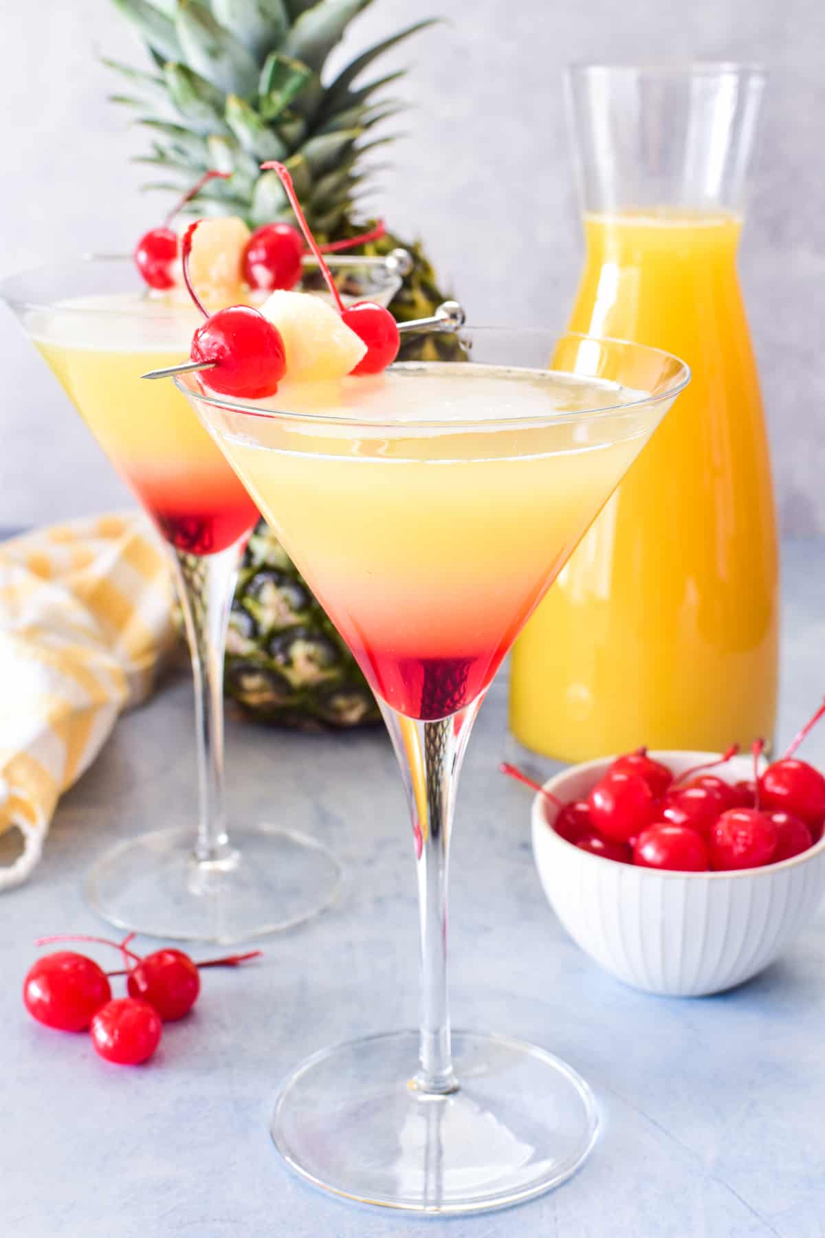 Pineapple Upside Down Martini