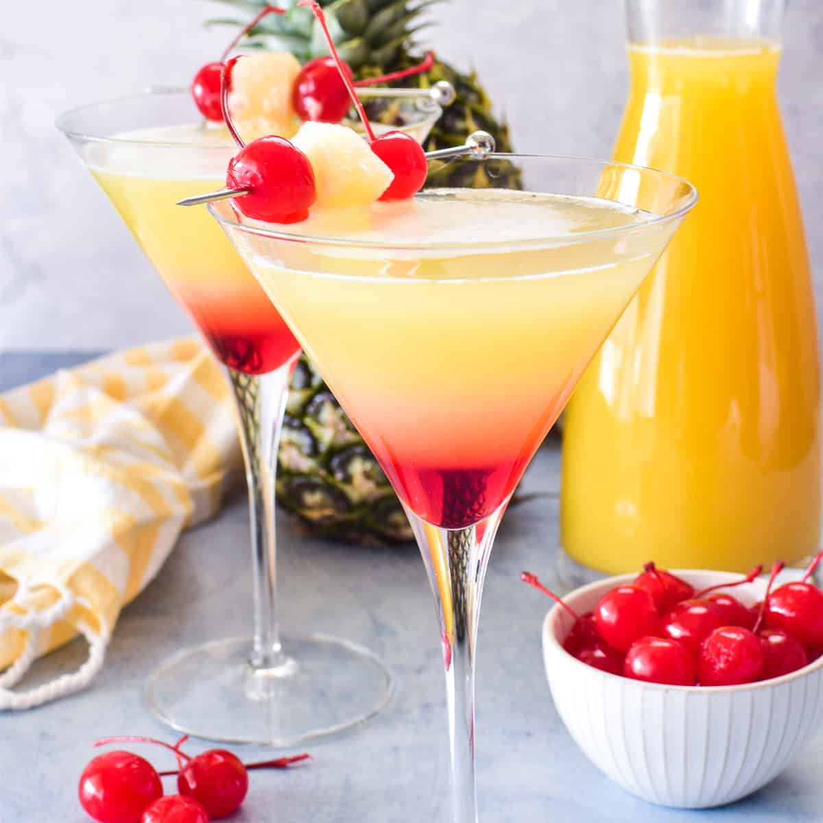 Pineapple Upside Down Martini