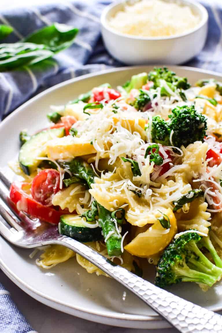 Alfredo Pasta Primavera Lemon Tree Dwelling