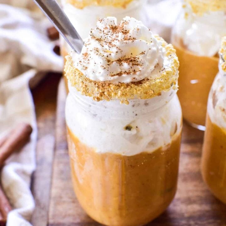 Pumpkin Pudding Shots