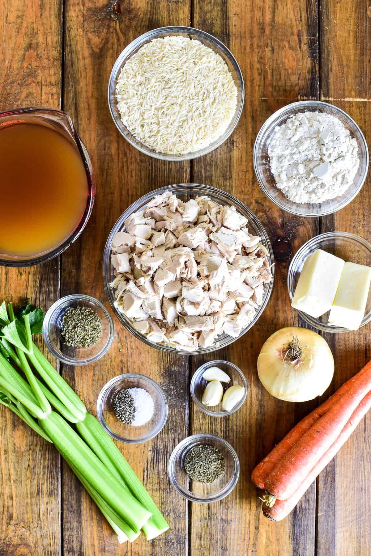 Creamy Chicken and Rice Soup • Salt & Lavender