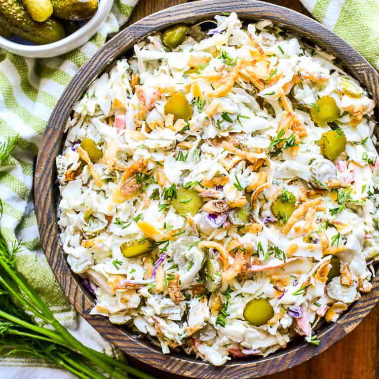 Dill Pickle Coleslaw