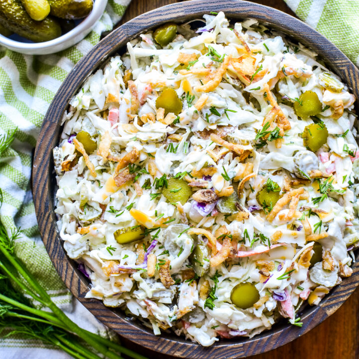 Dill Pickle Coleslaw