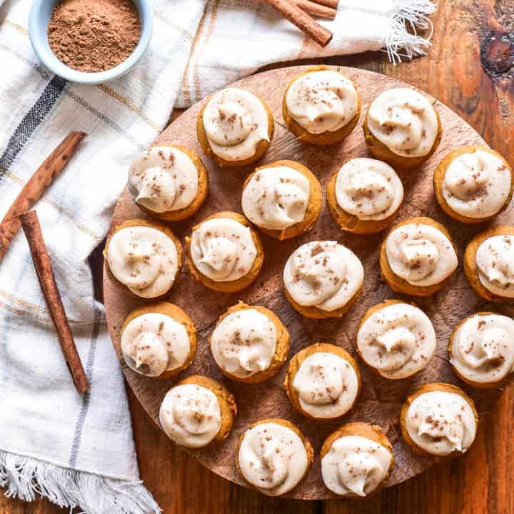 Mini Pumpkin Cupcakes