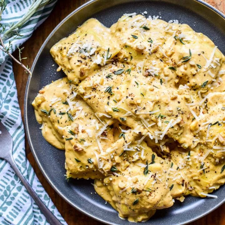 Creamy Pumpkin Ravioli