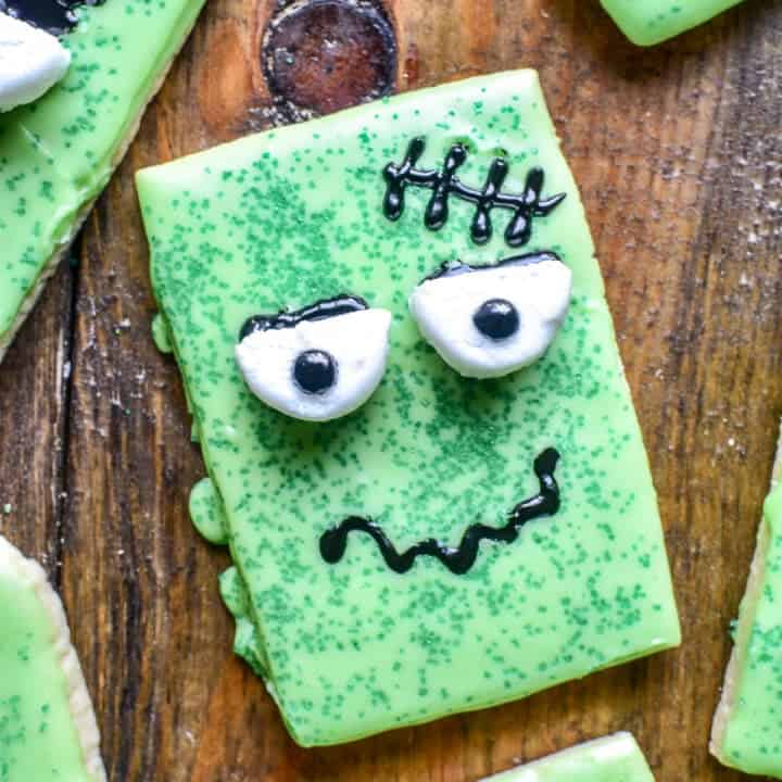Frankenstein Sugar Cookies