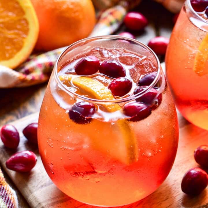 Cranberry Aperol Spritz