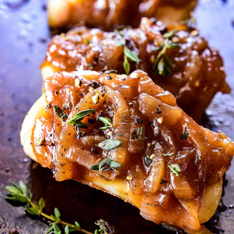 French Onion Crostini